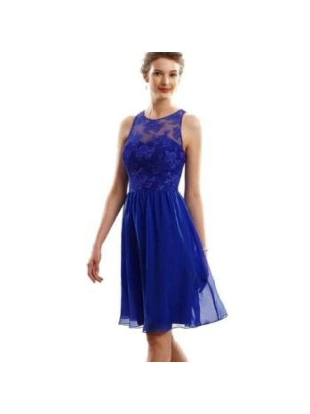 Blue Bridesmaid Prom Formal Dress sz 8 Jasmine NWT